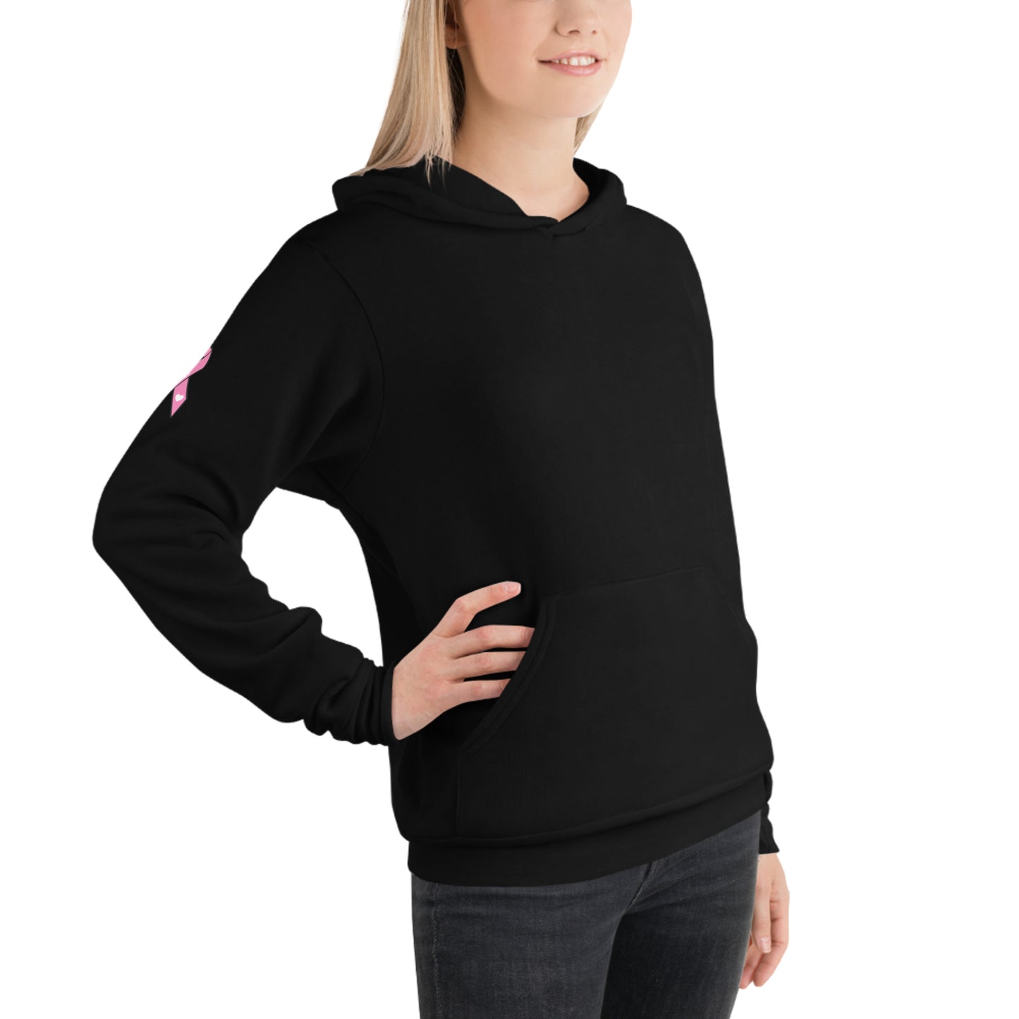 J2S1 Back Print Unisex hoodie JHB Sleeve