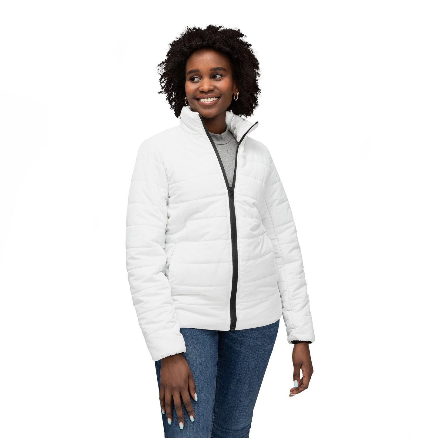 J2S1 White Puffer Jacket