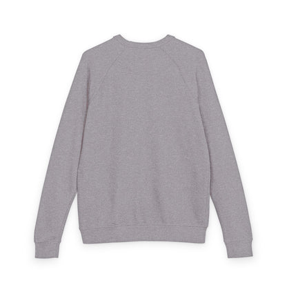 J2SI Logo Crewneck Sweatshirt — Minimalist Teal Accent Raglan Pullover