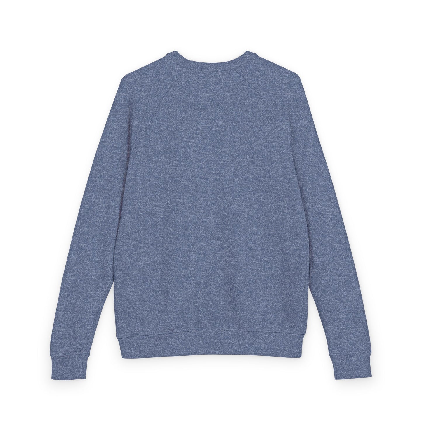 J2SI Logo Crewneck Sweatshirt — Minimalist Teal Accent Raglan Pullover