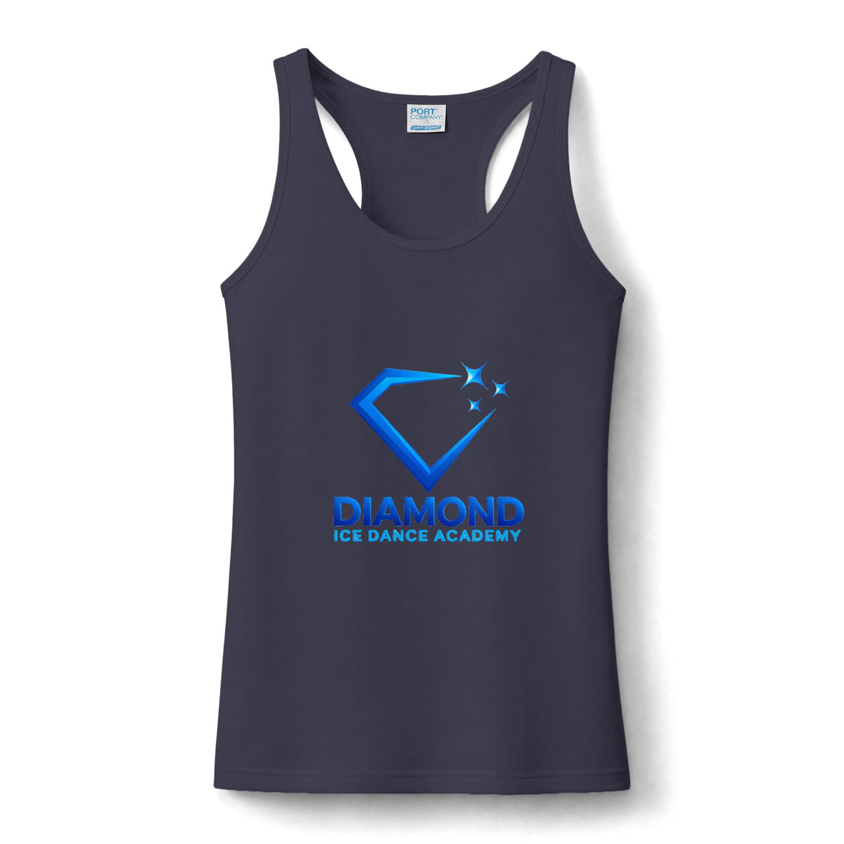 Diamond Ice Dance Academy Women's Performance Tank – Sparkling Figure Skating Practice Top