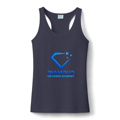 Diamond Ice Dance Academy Women's Performance Tank – Sparkling Figure Skating Practice Top