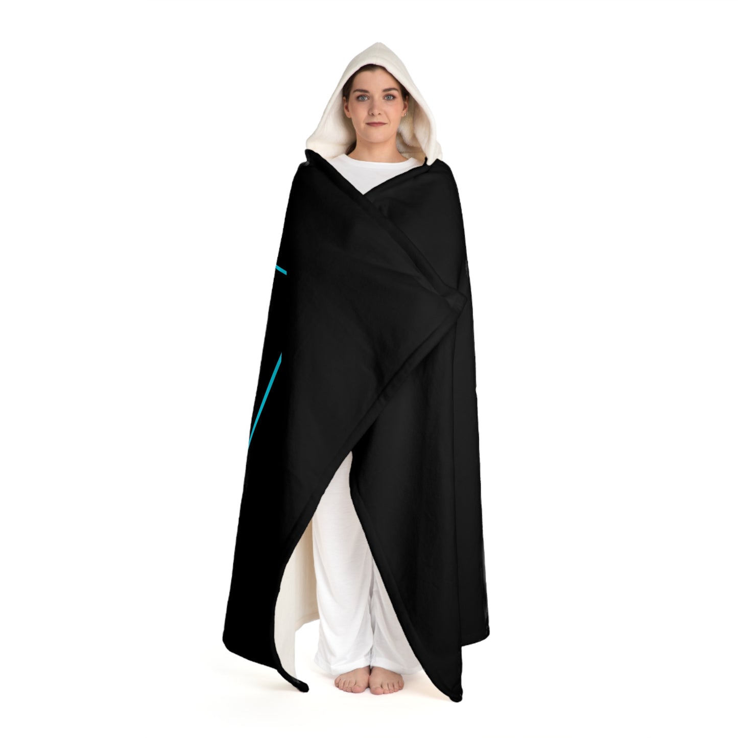 J2S1 Hooded Sherpa Fleece Blanket