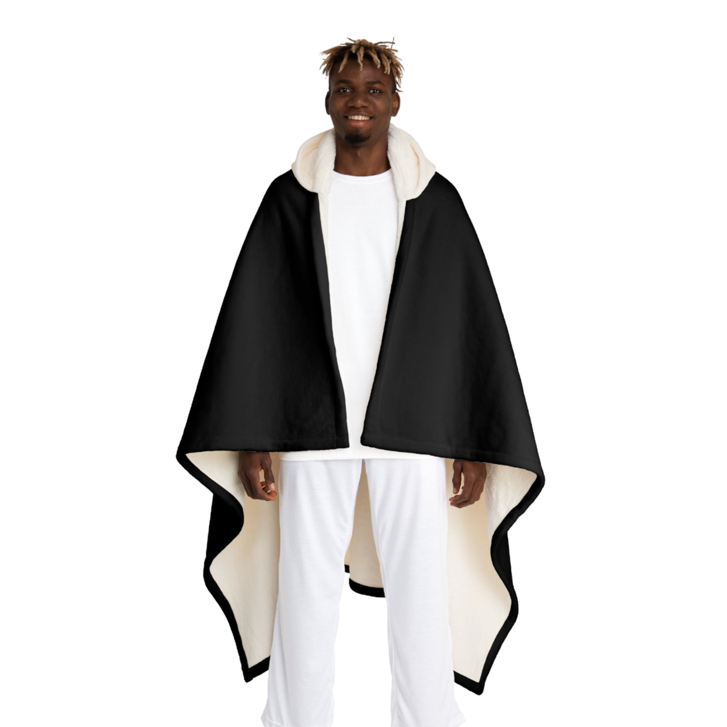 J2S1 Hooded Sherpa Fleece Blanket