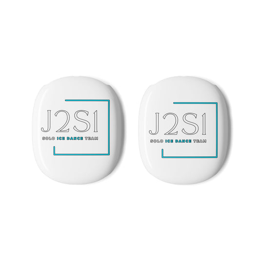 J2SI Logo AirPods Max Case — White Protective Ear Cup Covers