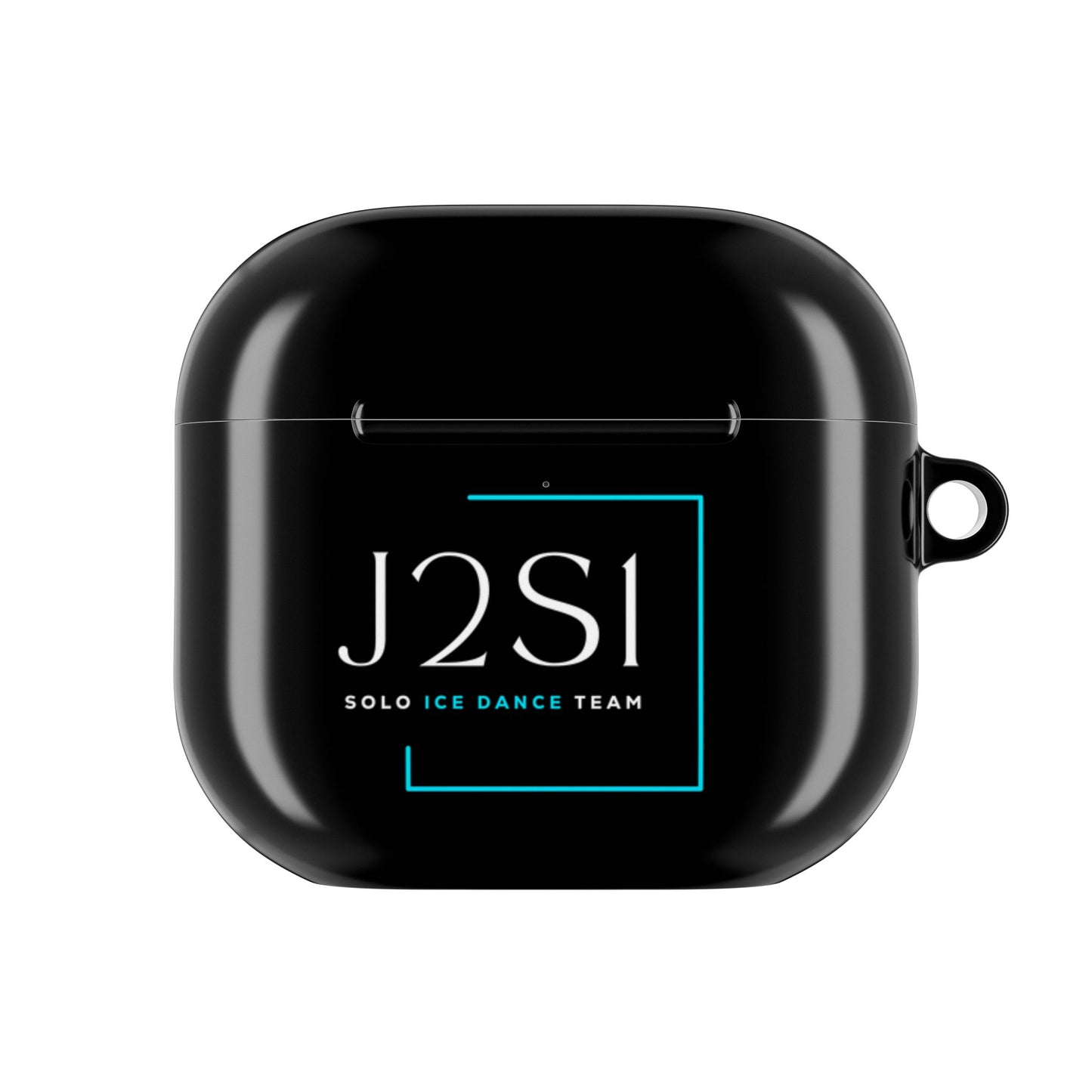 J2SI Dance Team Logo AirPod Case – Protective Black Wireless Earbud Cover