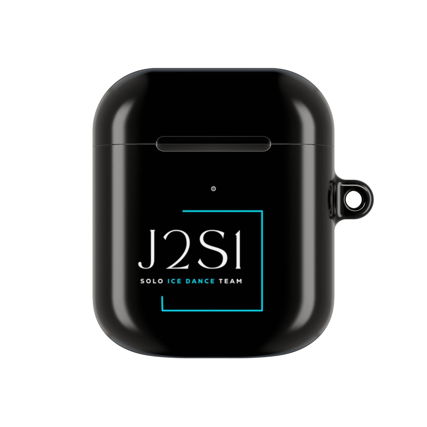 J2SI Dance Team Logo AirPod Case – Protective Black Wireless Earbud Cover
