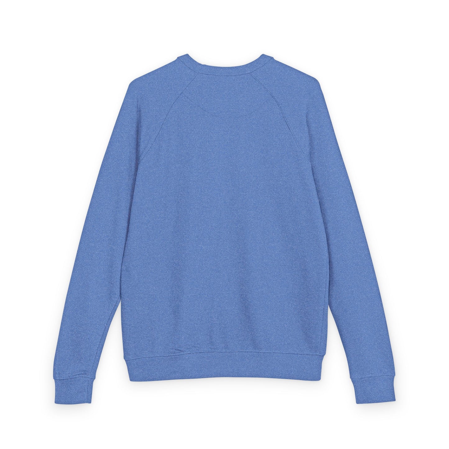J2SI Logo Crewneck Sweatshirt — Minimalist Teal Accent Raglan Pullover