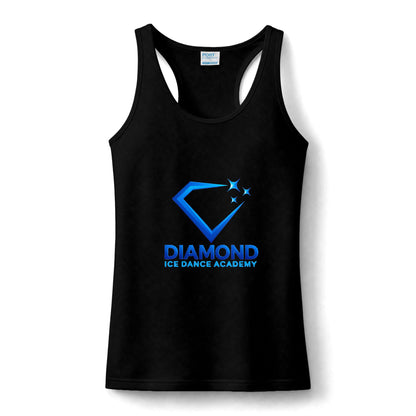 Diamond Ice Dance Academy Women's Performance Tank – Sparkling Figure Skating Practice Top