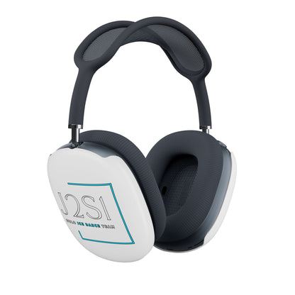 J2SI Logo AirPods Max Case — White Protective Ear Cup Covers