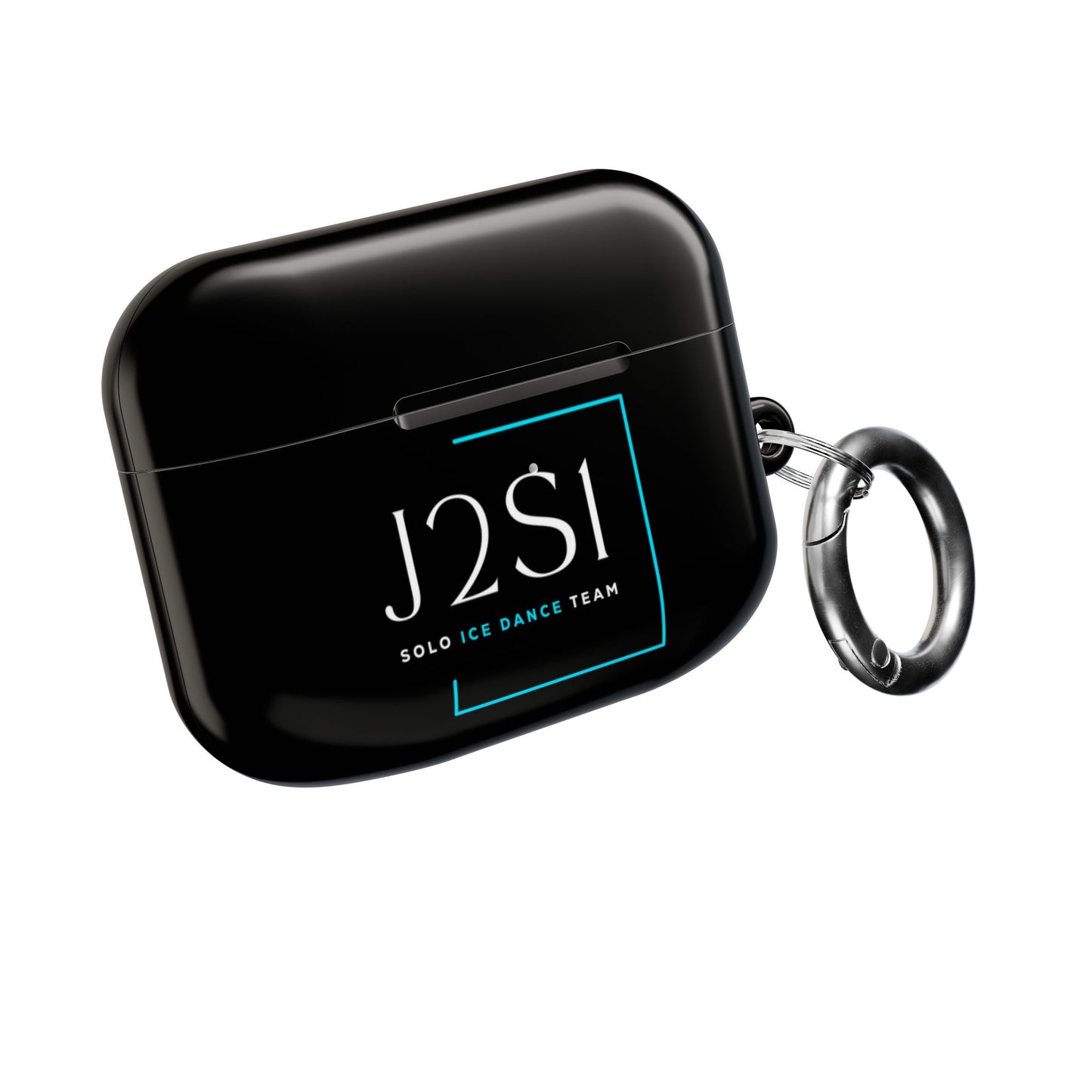 J2SI Dance Team Logo AirPod Case – Protective Black Wireless Earbud Cover