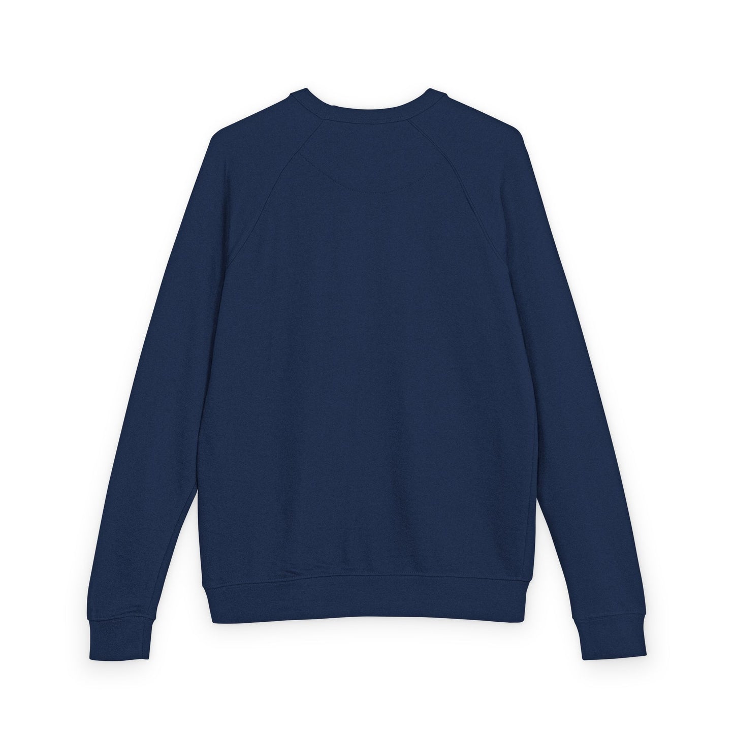 J2SI Logo Crewneck Sweatshirt — Minimalist Teal Accent Raglan Pullover
