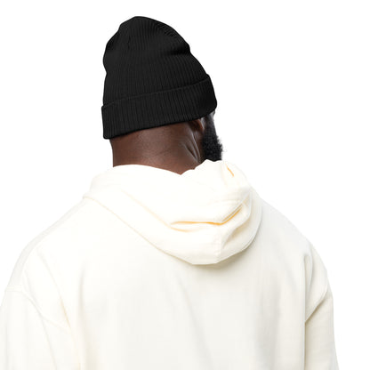 J2S1 Organic ribbed beanie