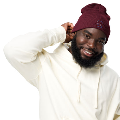 J2S1 Organic ribbed beanie