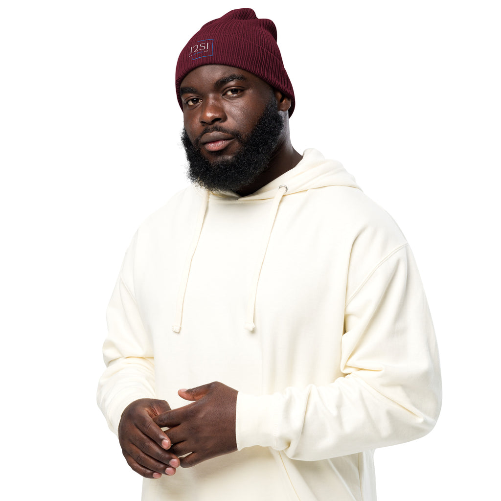 J2S1 Organic ribbed beanie