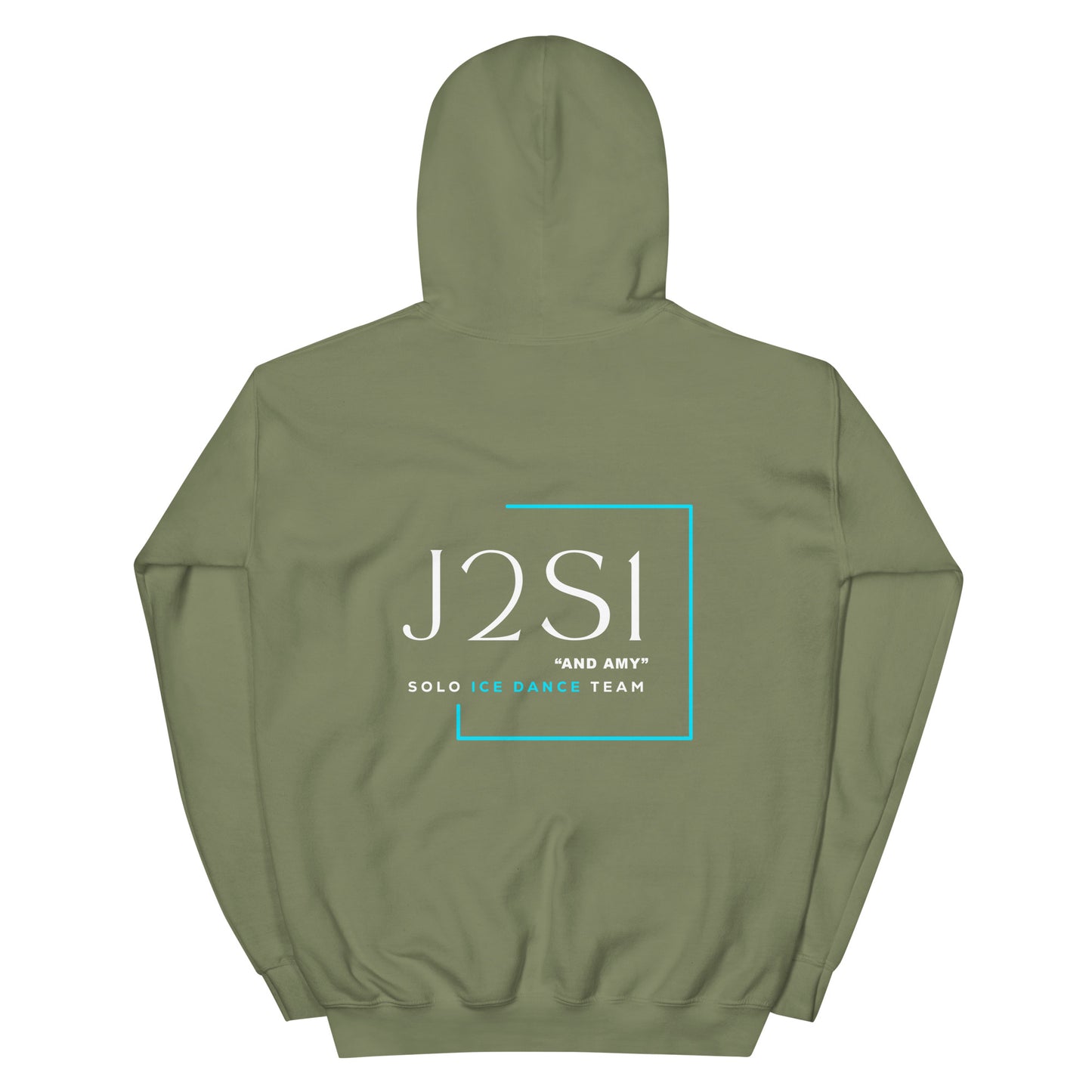 J2S1 "And Amy" Back Print Unisex Hoodie JHB Sleeve