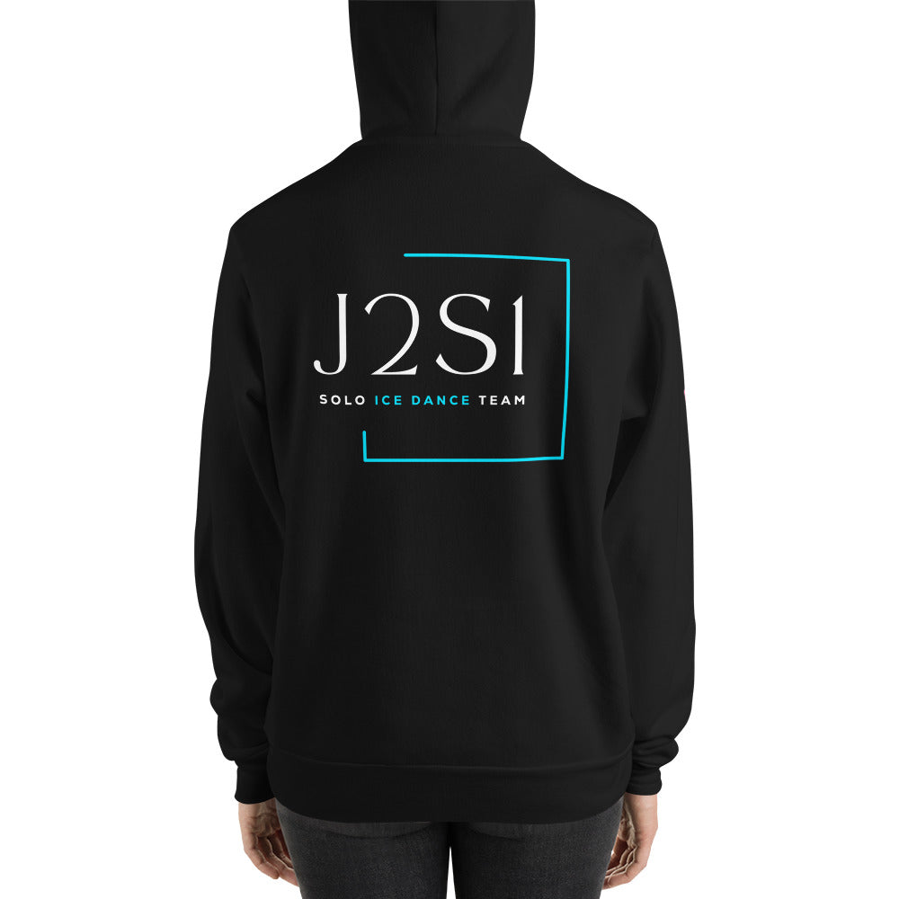 J2S1 Unisex hoodie Back Print JHB Sleeve