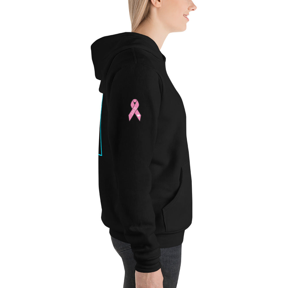 J2S1 Back Print Unisex hoodie JHB Sleeve