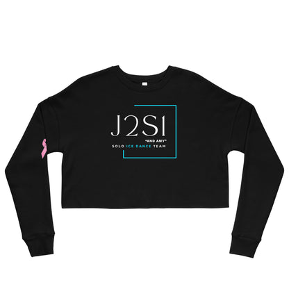 J2S1 "And Amy" Crop Sweatshirt JHB Sleeve