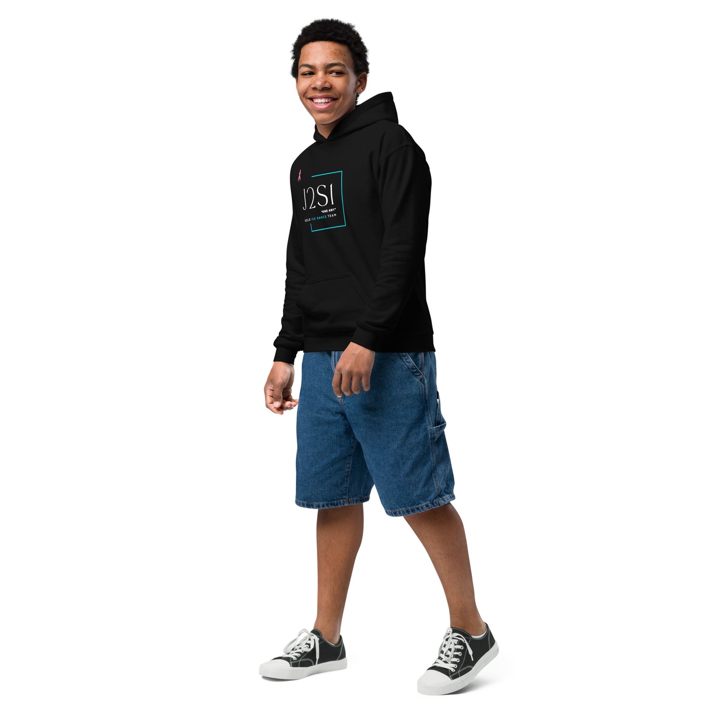 J2S1 "And Amy"  JHB Logo Youth heavy blend hoodie
