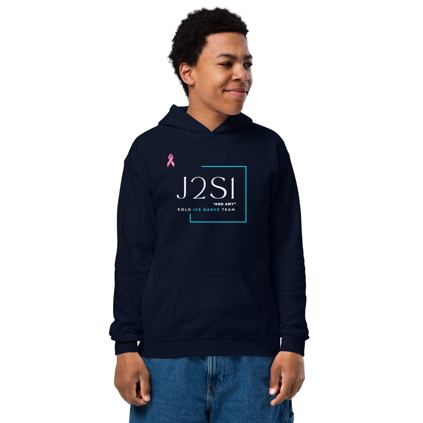 J2S1 "And Amy"  JHB Logo Youth heavy blend hoodie