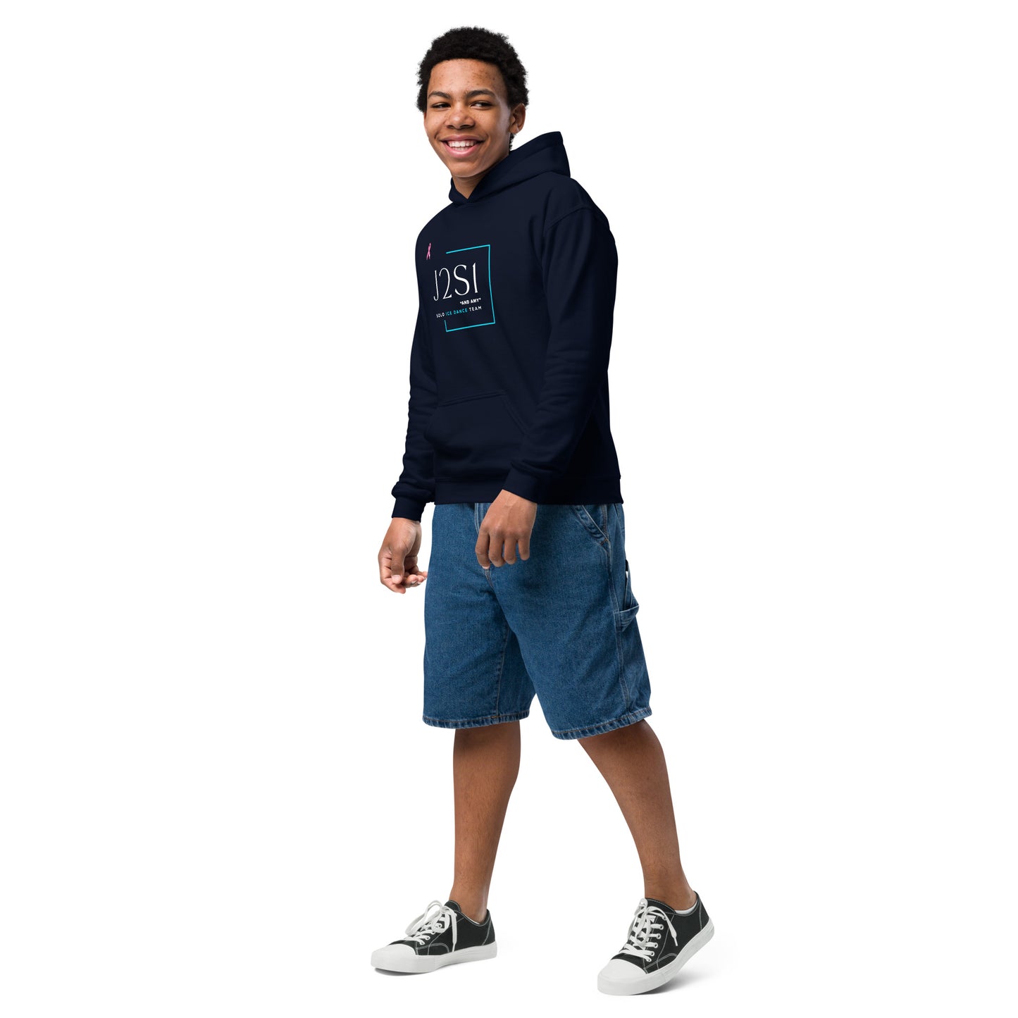J2S1 "And Amy"  JHB Logo Youth heavy blend hoodie