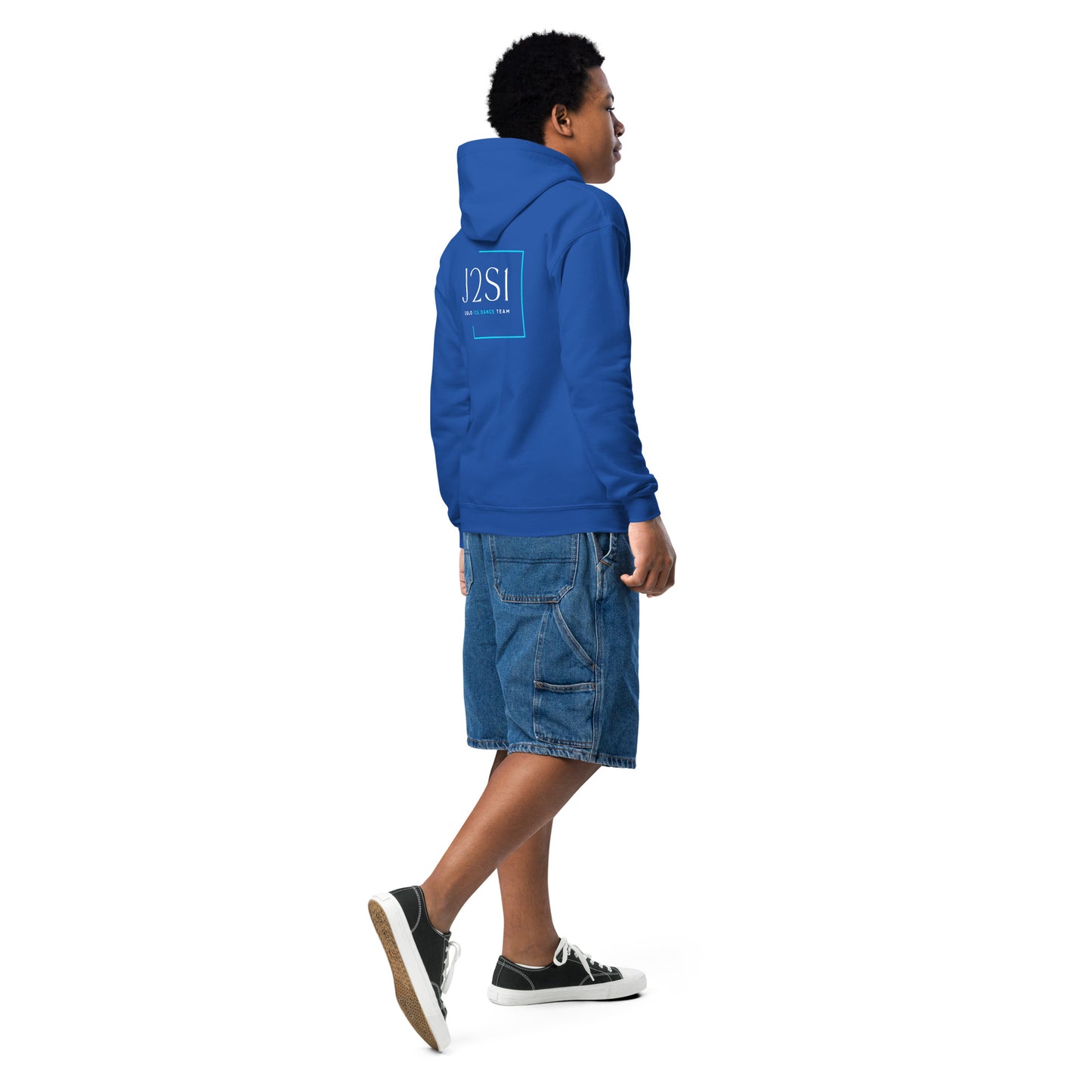 J2S1 Back Print Youth heavy blend hoodie